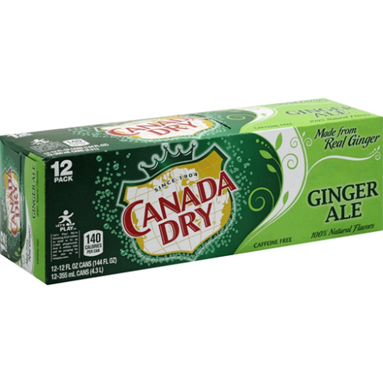 Canada Dry Ginger Ale, 12pk