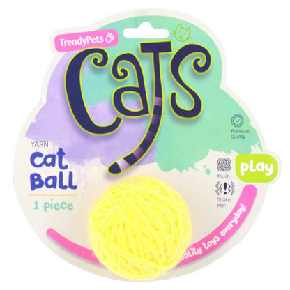 Yarn Ball Cat Toy, Asstd