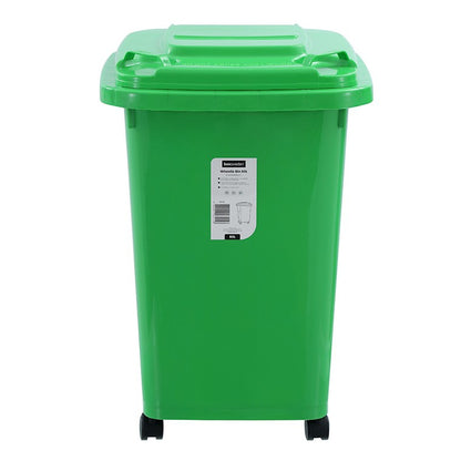 Wheelie Bin, 60L, 4 Asstd Colours