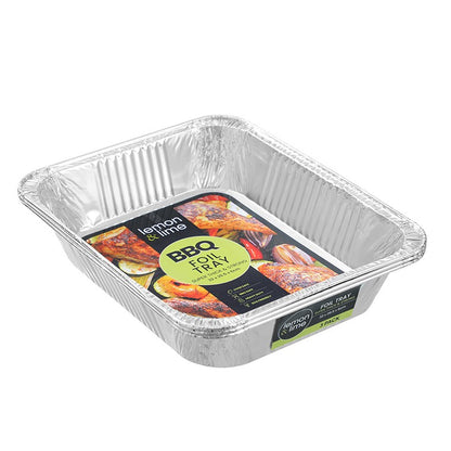 L&L Foil BBQ Tray, 3Pk