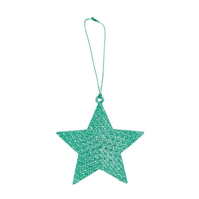 Hanging Glitter Star, Asstd