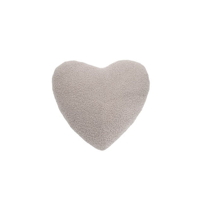 Boucle Heart Cushion, Asstd