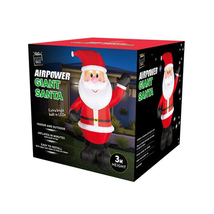 Christmas Inflatable Santa, 3m