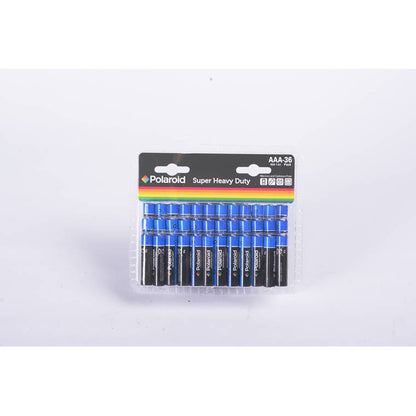 Polaroid Battery, AAA, 36pk, Super Heavy Duty