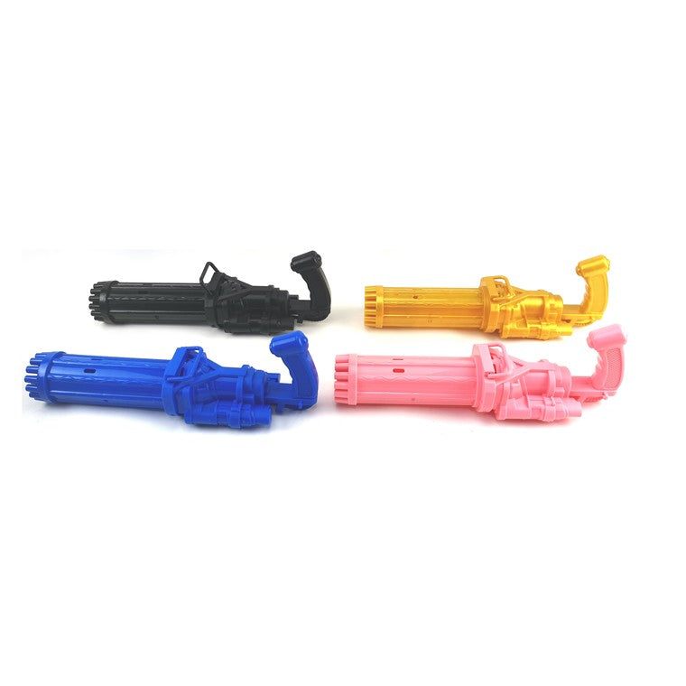 21 Hole Gatling Electric Bubble Gun, Asstd Colours