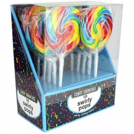 Rainbow Swirl Pops Candy Buffet, 10pk