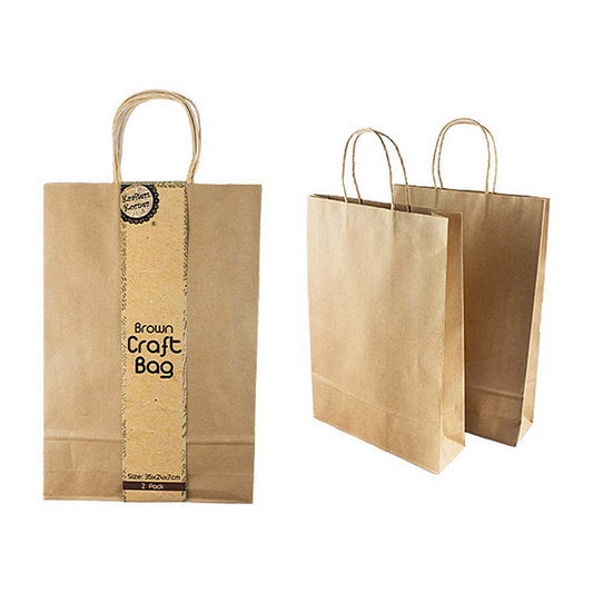 Craft Brown Bag, 2pk