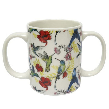 Ceramic Mug w/ Double Handle, Asstd