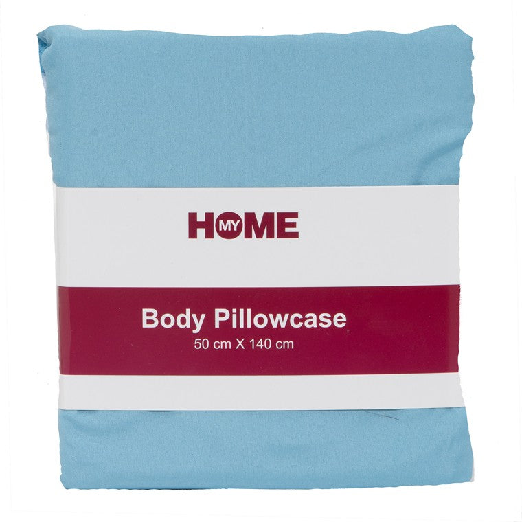 My Home Microfibre Body Pillowcase, Blue