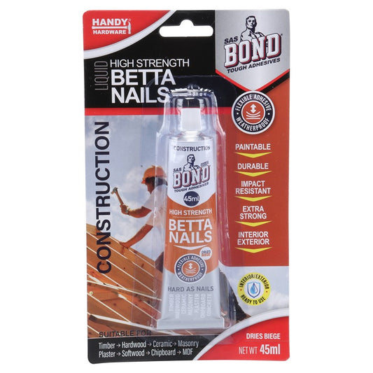 Betta Nails High Strength Glue, 45ml