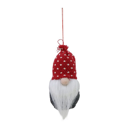 Knitted Beanie Gnome, 10cm, Asstd