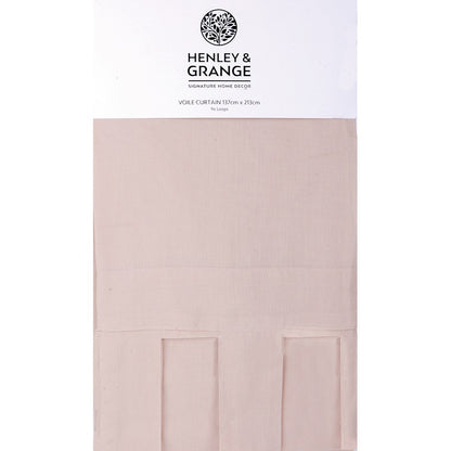 H&G Voile Curtain, Sand