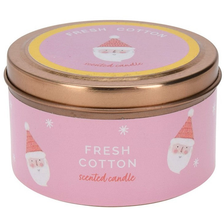 Christmas Scented Candle in Tin, Asstd