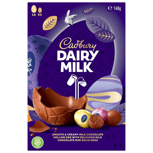 Cadbury Dairy Milk Gift Box, 168g