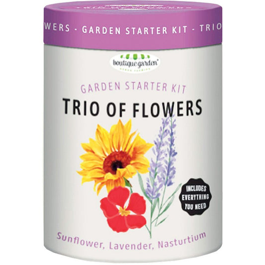 Trio Of Flowers Garden Starter Kit