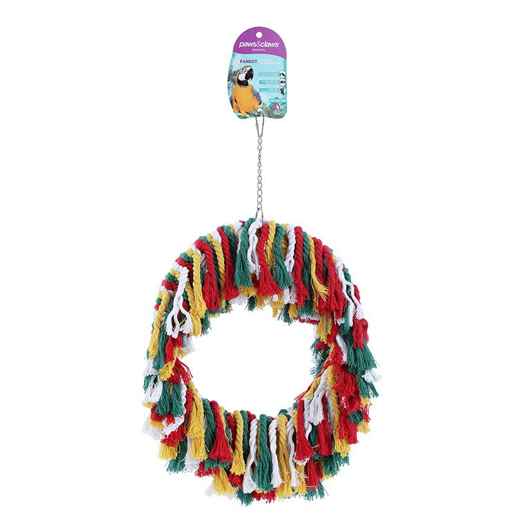 Parrot Large Rope Ring Toy