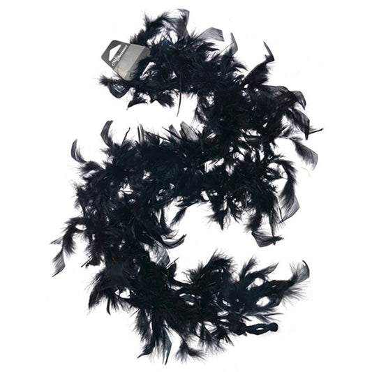 Black Feather Boa, 1.5m