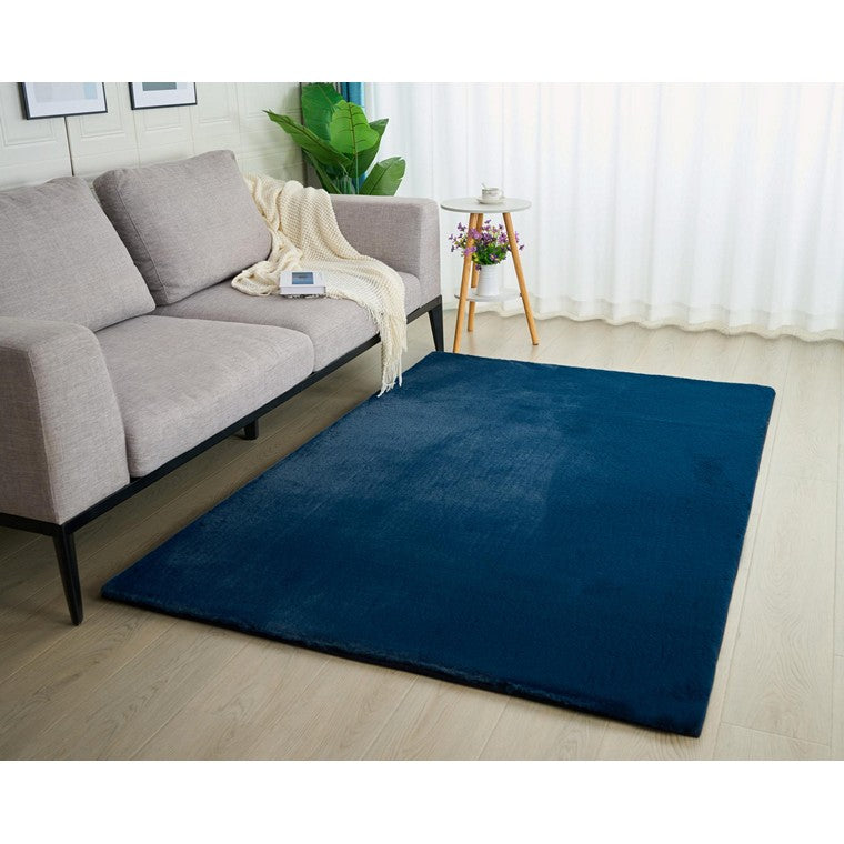 Paris Plush Rug, Navy