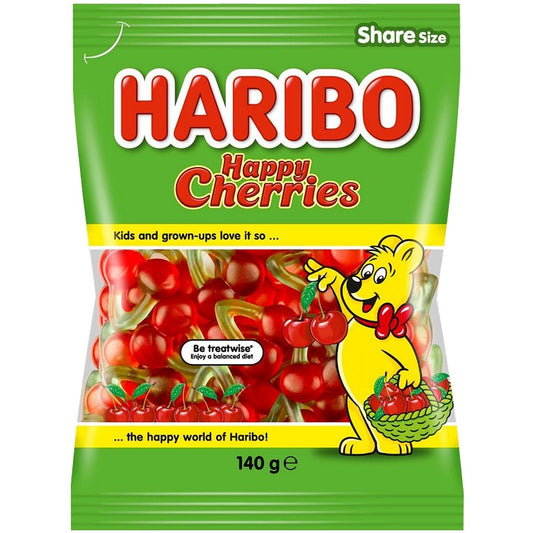 Haribo Happy Cherries, 140g