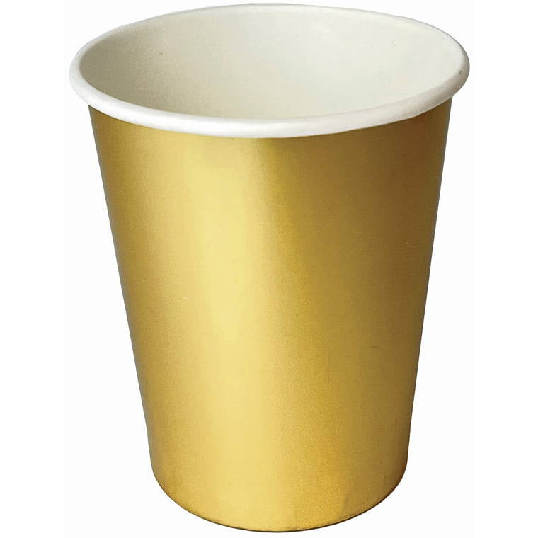 Gold Chrome Cup, 8pk