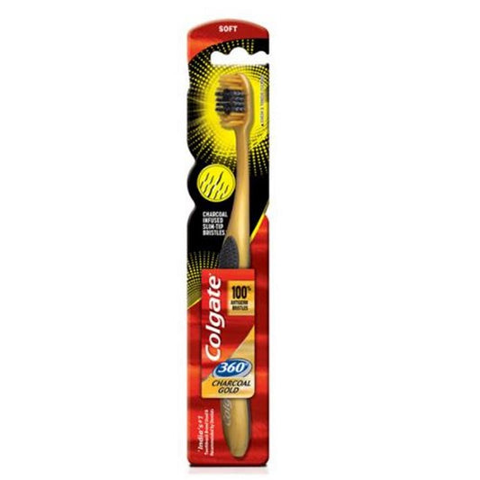 Charcoal Gold Colgate ToothBrush 360