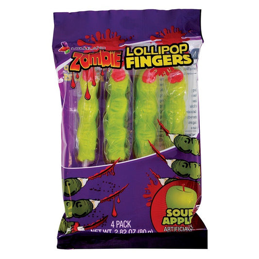 Halloween Witches &  Zombie Fingers, Asstd, 4pk