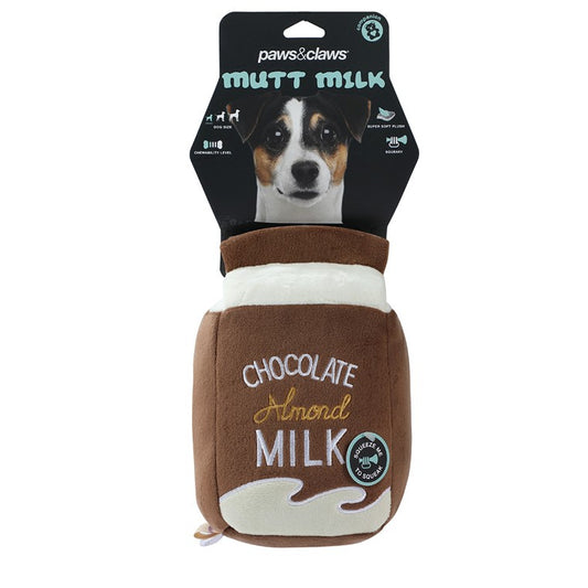 Mutt Milk Plush, Chocolate, 22cm