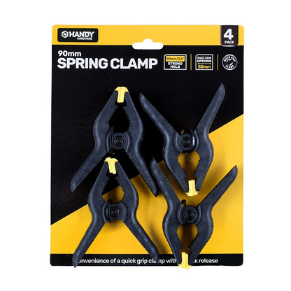 Spring Clamp, 9cm, 4pc