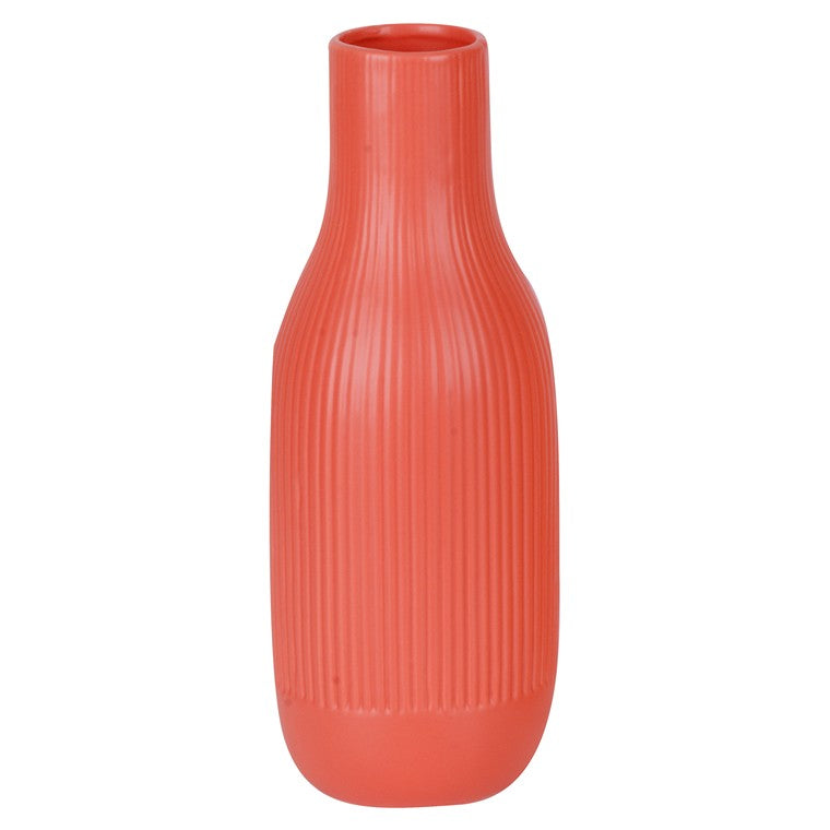 H&G Ceramic Bottle Vase, Terracotta, Large