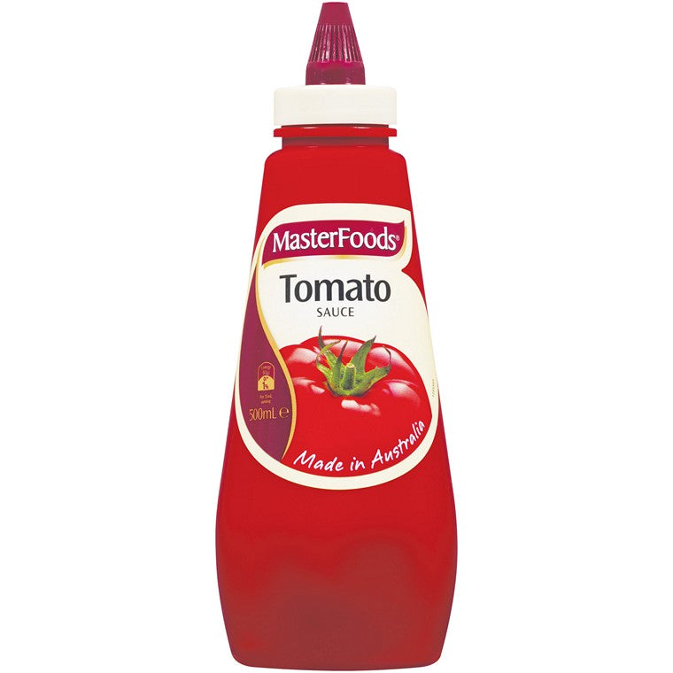 Master Foods Tomato Sauce Squeeze, 500ml