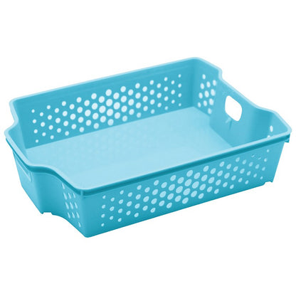 Hudson Stacking Basket, 28x20x6.5cm, 3 Asstd Colours