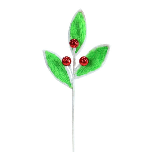 Mean Green Furry Leaf Pick, 53cm