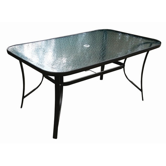 H&G Glass Table, Charcoal