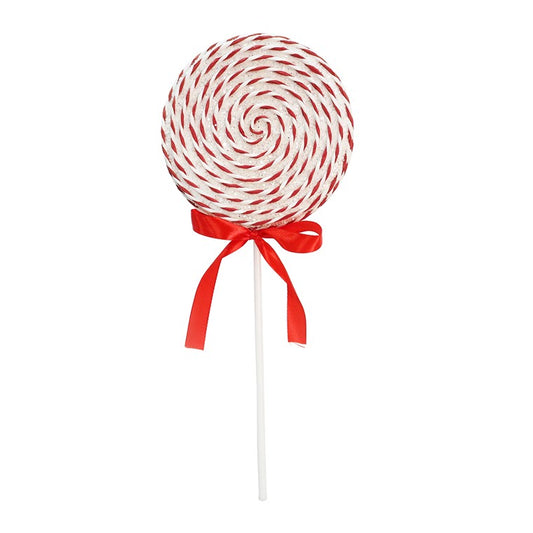 Candy Cane Lollipop Pick, 33cm, Asstd