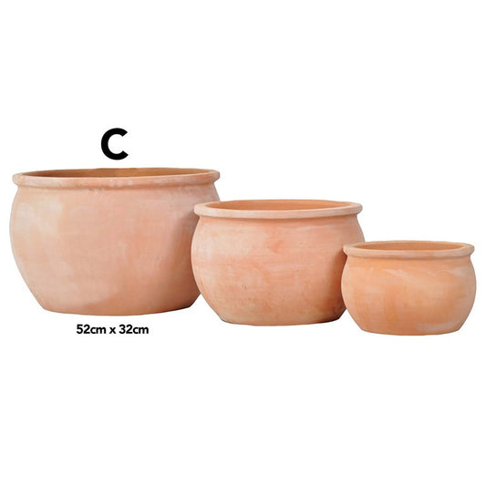 Terracotta Belly Pot, Size C