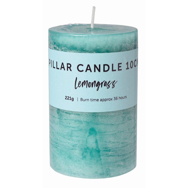 F&M Pillar Candle Lemongrass, 10cm