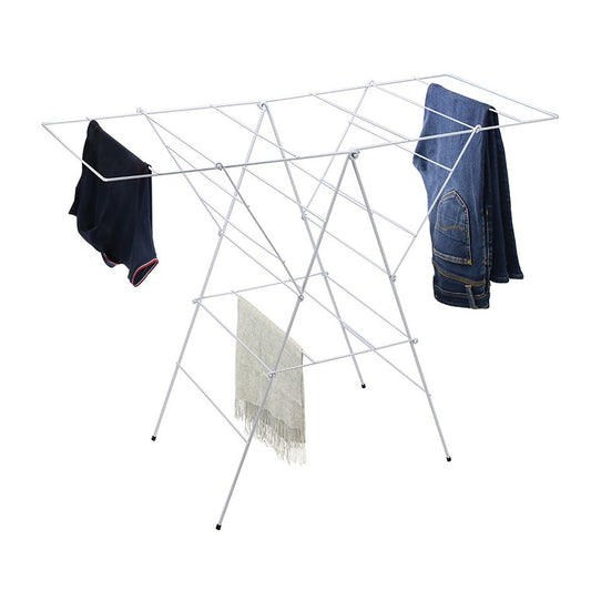 Clothes Airer Foldable 20 Rails White