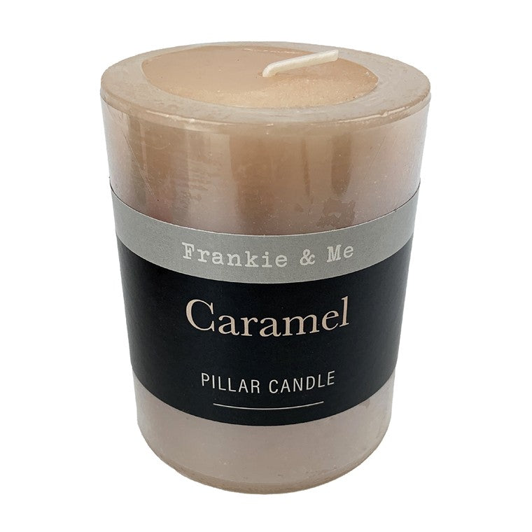 F&M Pillar Candle, Caramel