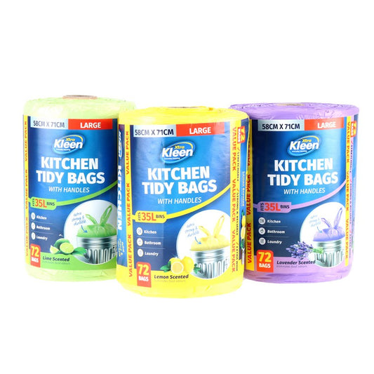 Kitchen Tidy Bags, Asstd, 35L