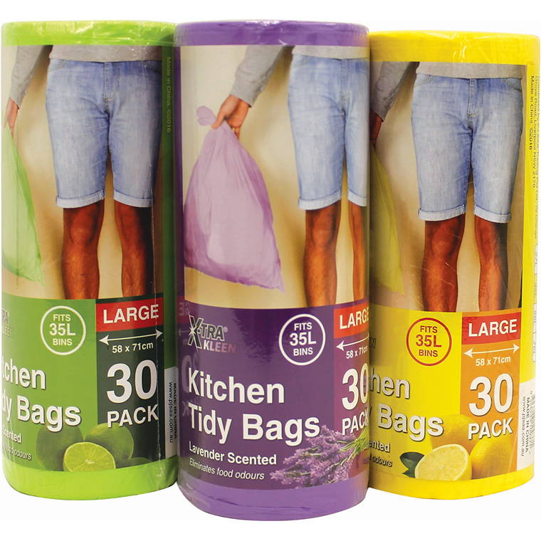 Garbage Bag Kitchen Tidy, Scented, 35L, 30pk