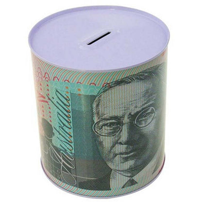 Aust Notes Money Tin, Medium.