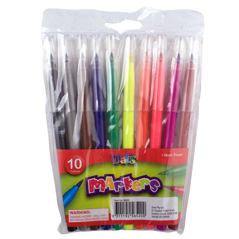 Markers, 10pk