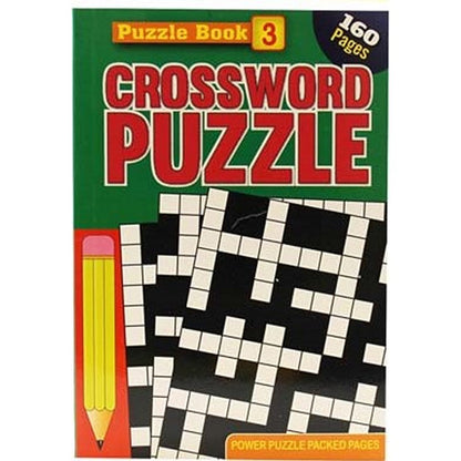 A5 Crossword Book, 160pgs