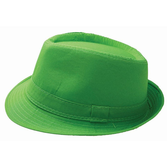 Party Fedora Hat, Green