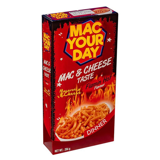 Mac Your Day, Macaroni & Cheese, Flaming Hot