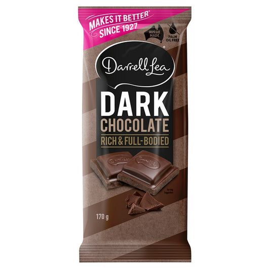 Darrell Lea Dark Chocolate Block, 170gm