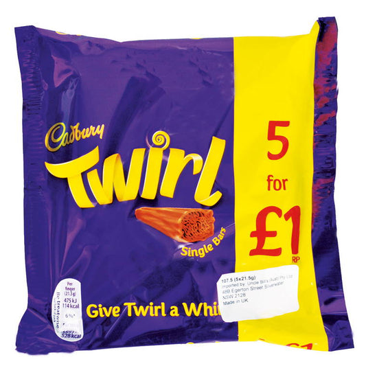 Cadbury Twirl, 5pk