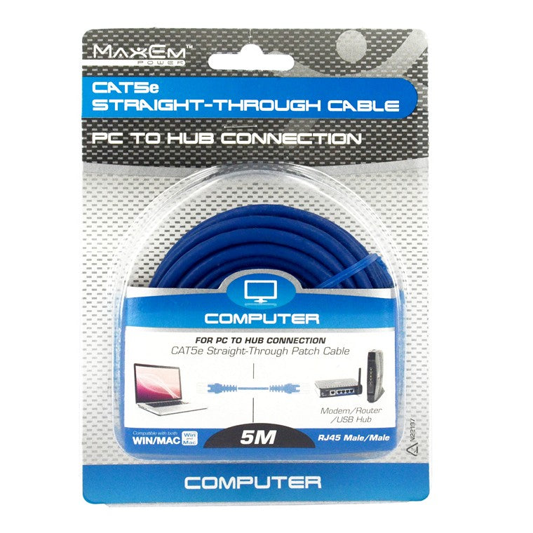 Maxem Cable Straight Through, 5m