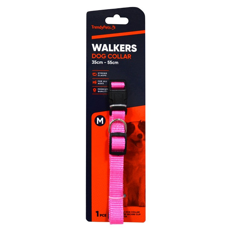 Walkers Dog Collar, Asstd, Medium