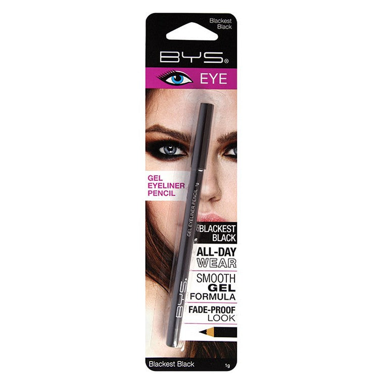 BYS Eyeliner Pencil Gel 08 Blackest Black